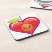 Appleハート コースター (左側)