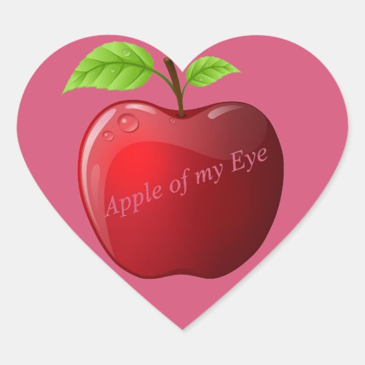 Appleハート ハートシール (正面)