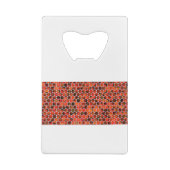 Appleパターンのアートワーク クレジットカード栓抜き (裏面)