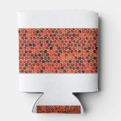 Appleパターンのアートワーク 缶クーラー (裏面)