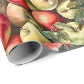 Appleパターンラッピング紙 ラッピングペーパー (ロールコーナー)