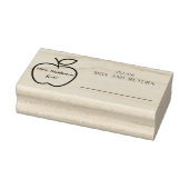 Appleパーソナライズされたのサインとリターン ラバースタンプ (スタンプ)