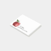 Appleパーソナライズな4 x 3との先生の引用文 ポストイット (アングル)