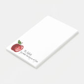 Appleパーソナライズな4 x 6との先生の引用文 ポストイット (アングル)