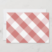 Appleピッキングパーティーフローラウッドフォト誕生日 招待状 (裏面)