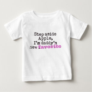 Appleファンのパパ ベビーTシャツ