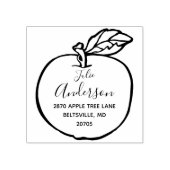 Appleフレームパーソナライズされた差出人住所 ラバースタンプ (インプリント)