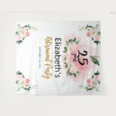 Appleフローラ先生退職パーティー背景 タペストリー (正面(横))