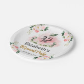 Appleフローラ先生退職パーティー ペーパープレート (アングル)