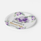 Appleフローラ先生退職パーティー ペーパープレート (アングル)