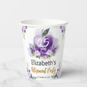 Appleフローラ先生退職パーティー 紙コップ (裏面)