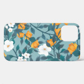 Appleフローラ:ブルーミングパターンのモチーフ。 Case-Mate iPhoneケース (裏面 (横))