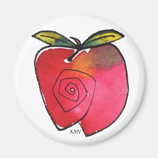 Appleマグネット、ラウンド マグネット (正面)