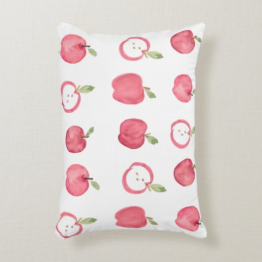 Appleモダン Waterカラーデザインアクセント枕 アクセントクッション (正面(垂直))