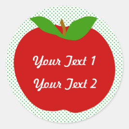 Appleラベル ラウンドシール