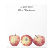 Apple先生の高パーソナライズされたさ ノートパッド (正面)