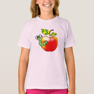 Apple及びみみずの新学期 Tシャツ