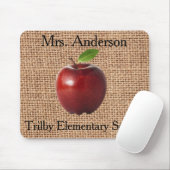 Apple及びジュートの先生のカスタムなmousepad マウスパッド (マウス)