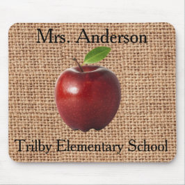 Apple及びジュートの先生のカスタムなmousepad マウスパッド