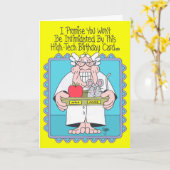 APPLE及びマウスのバースデー・カード カード (黄色い花)