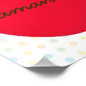 Apple子供部屋ポスター（名前） ポスター (角)