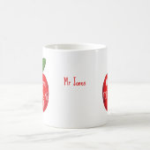 Apple感謝していは私たち救済の成長先生 コーヒーマグカップ (中央)