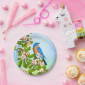 Apple紙皿の東のブルーバードは活気付きます ペーパープレート (パーティー)