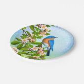 Apple紙皿の東のブルーバードは活気付きます ペーパープレート (アングル)