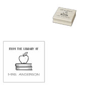 Apple素朴エレガントのライブラリ ラバースタンプ (押印)