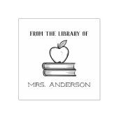 Apple素朴エレガントのライブラリ ラバースタンプ (インプリント)