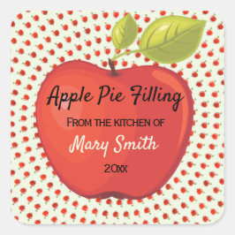 Apple製品の缶詰ラベル スクエアシール