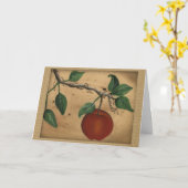 Apple誕生日カード カード (黄色い花)