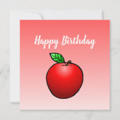 Apple誕生日カード カード (正面)