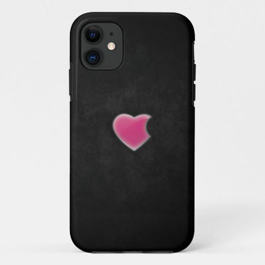 「apple」のハート電話ケース Case-Mate iPhoneケース (裏面)