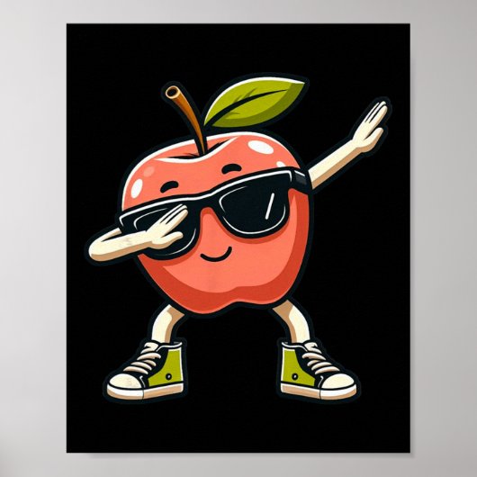 Apple クール Art Women男性へ Kids Apple Picking Ap ポスター (正面)