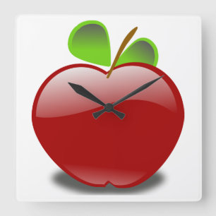 Apple スクエア壁時計