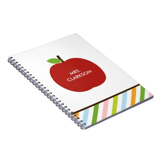 Apple モダンノートブパーソナライズされたック ノートブック (右側)