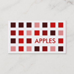APPLE (モダン正方形) 名刺