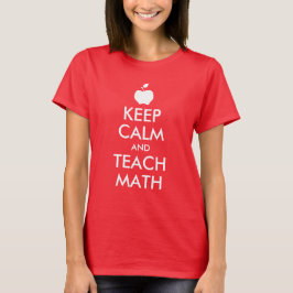Apple 保 Calmと教えMath Tシャツ