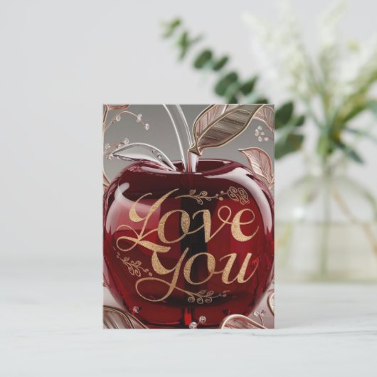 Apple、愛してる ポストカード (スタンド正面)