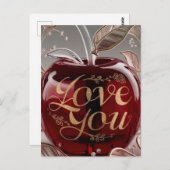 Apple、愛してる ポストカード (正面/裏面)