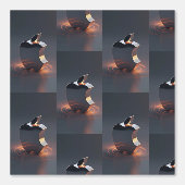 Apple 白熱［赤熱］光を放つ Tech Vibes 壁紙 (正面)