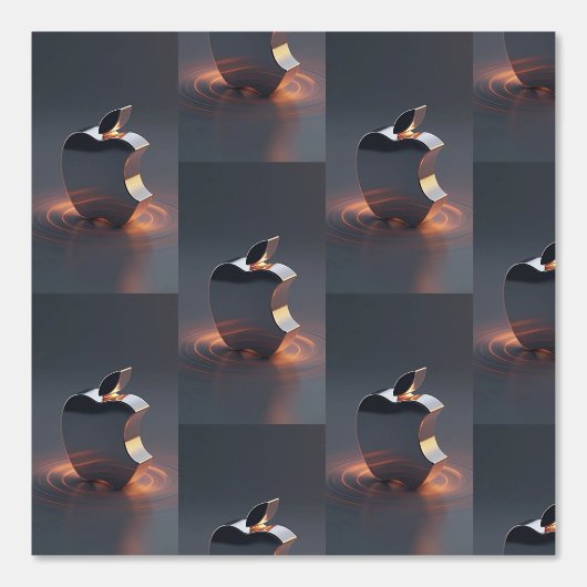 Apple 白熱［赤熱］光を放つ Tech Vibes 壁紙 (正面)