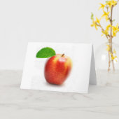 Apple 絵画 – グリーティングカード (黄色い花)