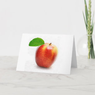 Apple 絵画 – グリーティングカード