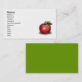 apple_002_Vector_Clipアート 名刺 (正面/裏面)