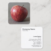 Apple 02 スクエア名刺 (正面/裏面)