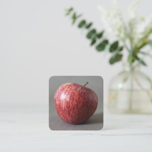 Apple 02 スクエア名刺 (スタンド正面)