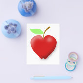 apple-148455赤いハート形アップルベクターフルーツH チラシ (シングル)