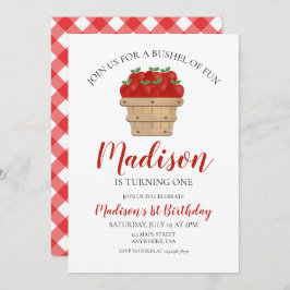 Apple 1st誕生日招待状 招待状